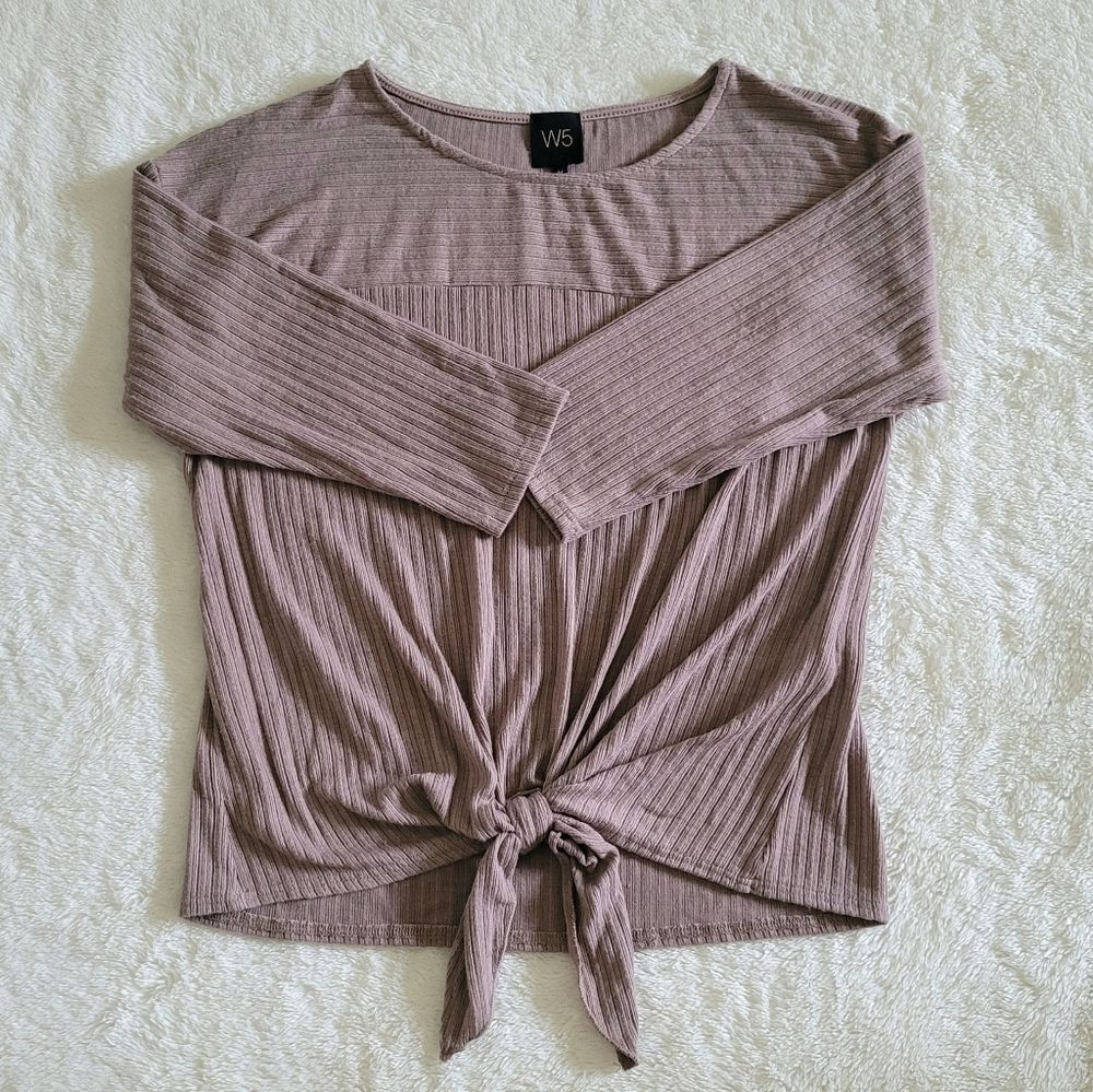 W5🖐️ by Anthropologie Ribbed Tie🎀 Bottom T - Picture 12 of 14
